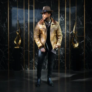 Chaqueta de cuero hombre