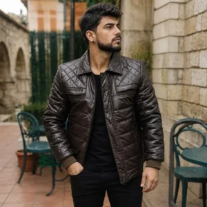 Chaqueta Cortaviento Acolchada Hombre
